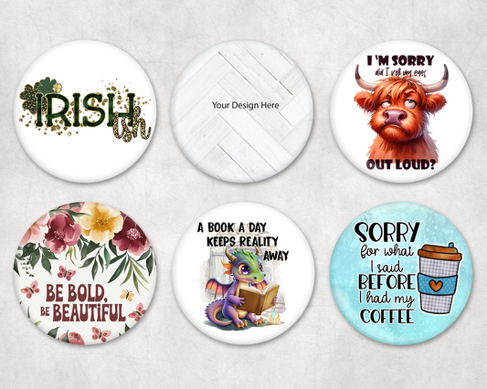 Custom Photo Pinback Buttons